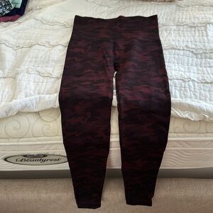 Spanx Red Camo Leggings